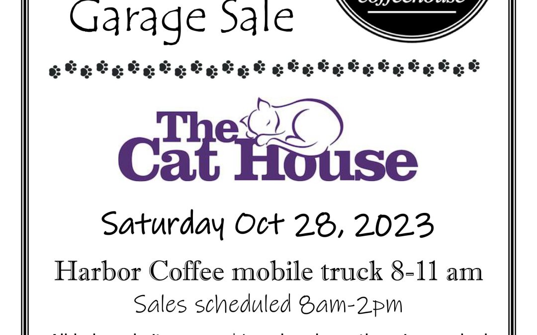 Bake and Garage Sale featuring Harbor Coffee!