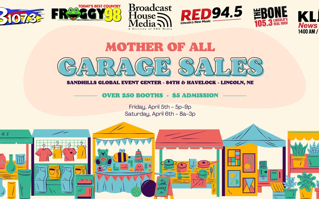 We’re at the Mother of All Garage Sales this weekend!