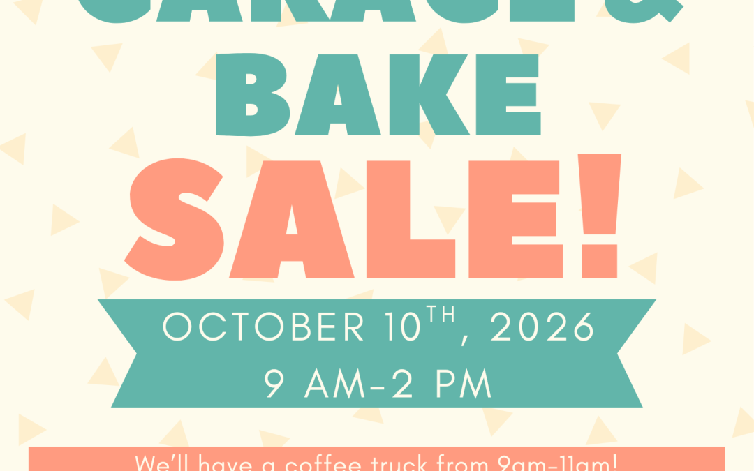 TCH Garage & Bake Sale 10/10/26